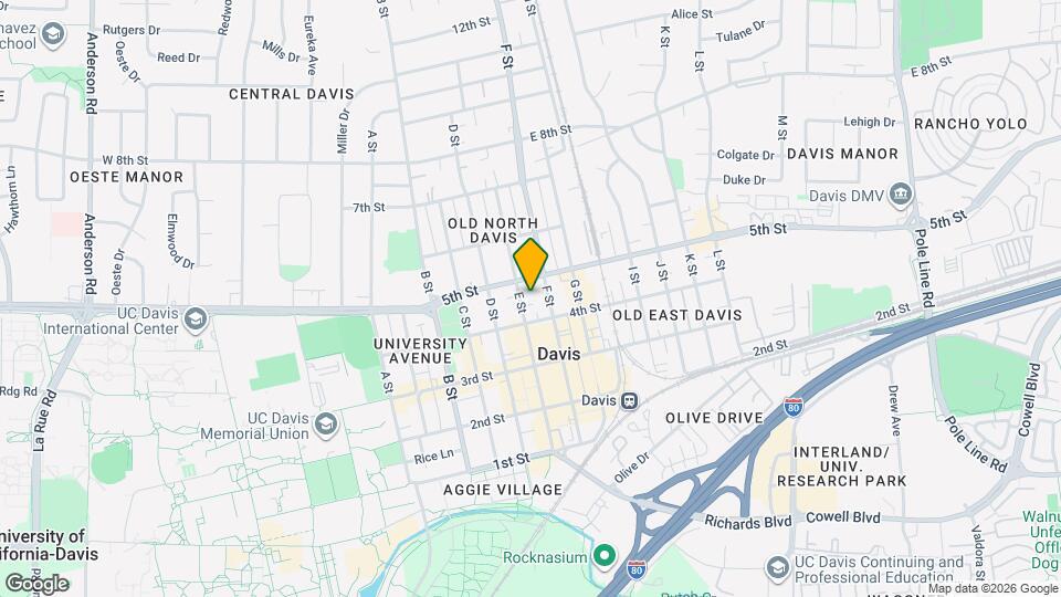 422 E St Map and Location Details