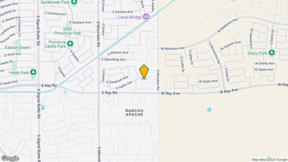 11502 E Sable Ave Map and Location Details