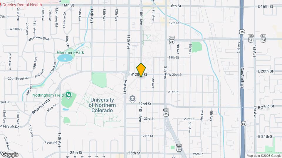 2018 10th Ave Map and Location Details