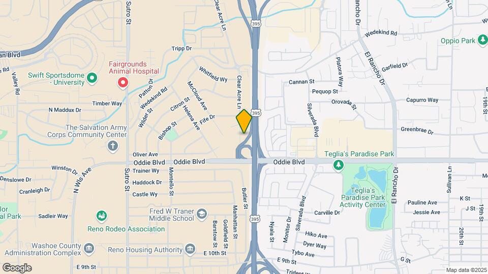 1800 Clear Acre Ln Map and Location Details
