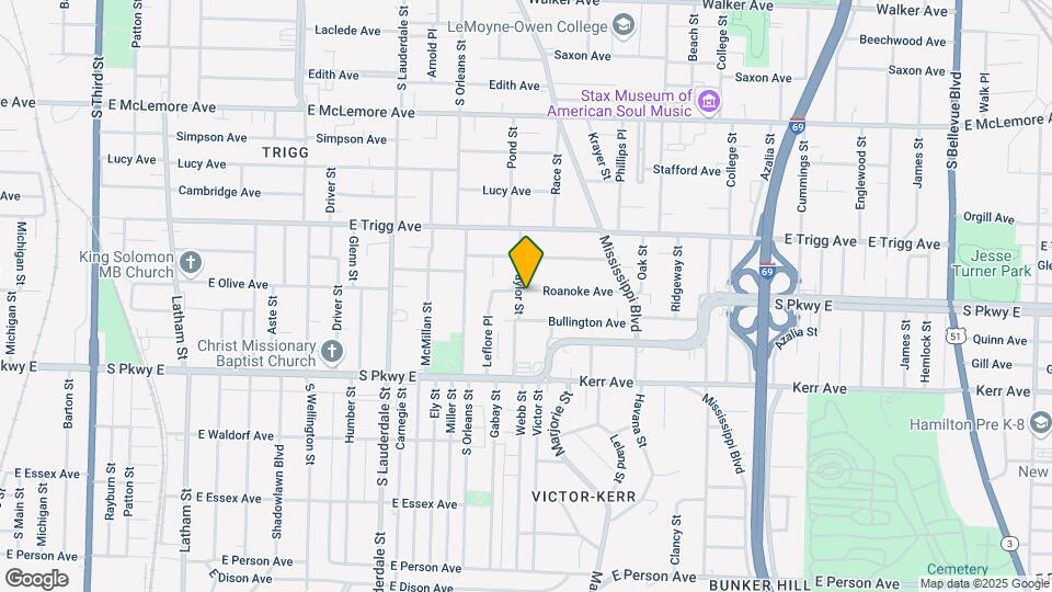 723 Roanoke Ave Map and Location Details
