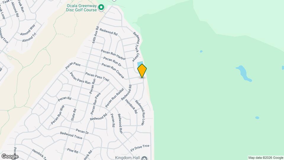 106 Redwood Track Course Map and Location Details