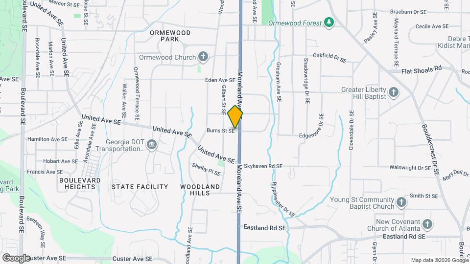 1035 Moreland Ave SE Map and Location Details