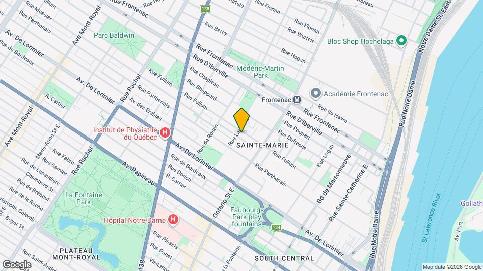 2110 Fullum Rue Map and Location Details