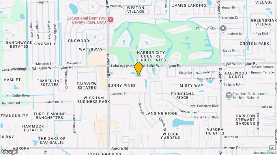 2709 Golf Lake Cir Map and Location Details