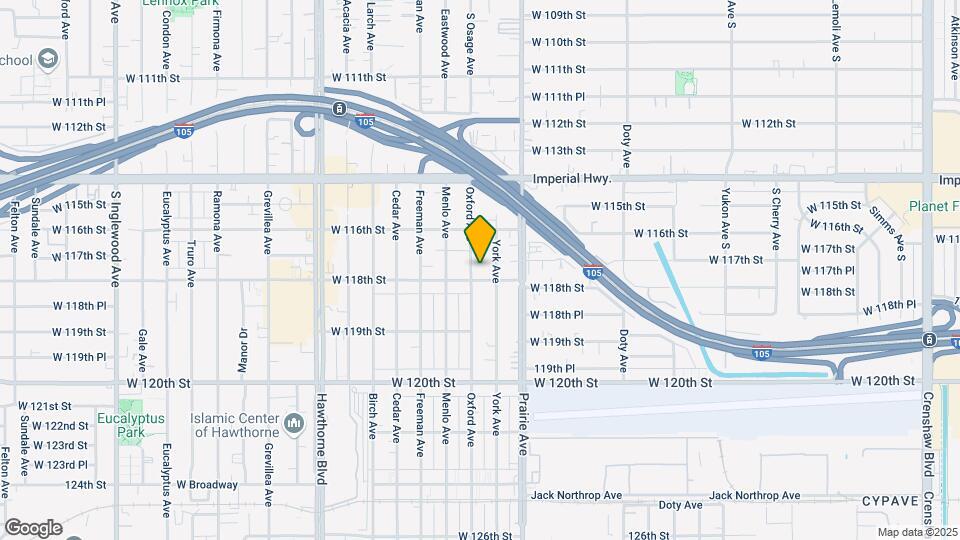 11716 Oxford Ave. Map and Location Details
