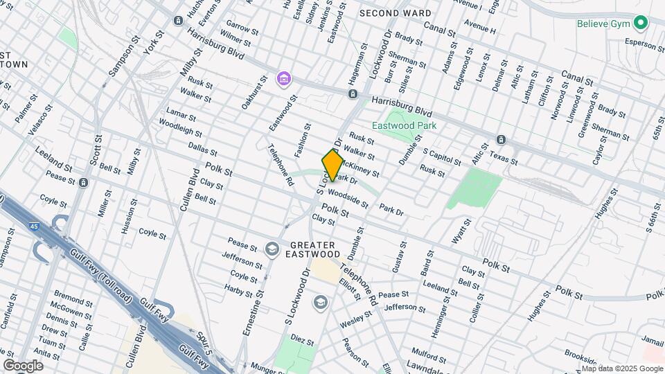 4615 Woodside St Map and Location Details