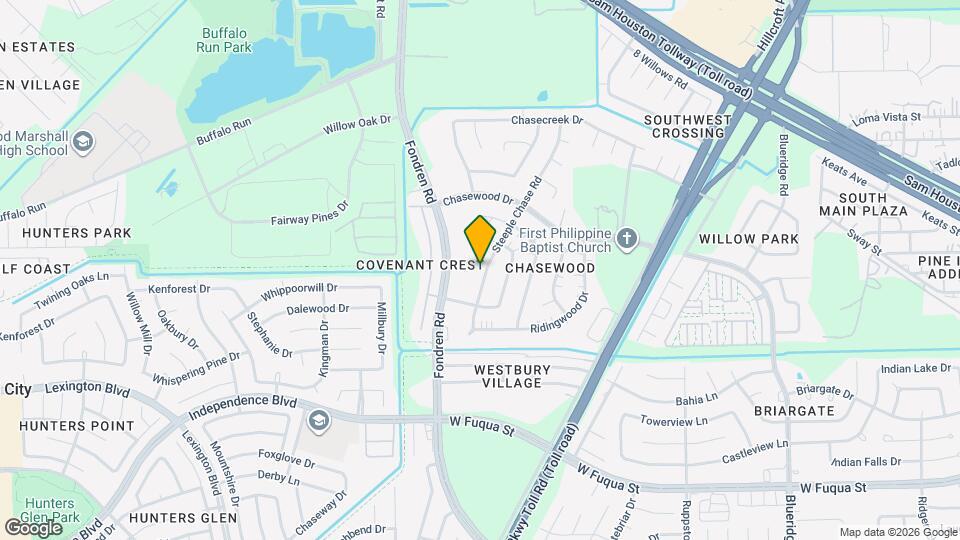15118 Steeple Chase Rd Mapa y Detalles de la Ubicación