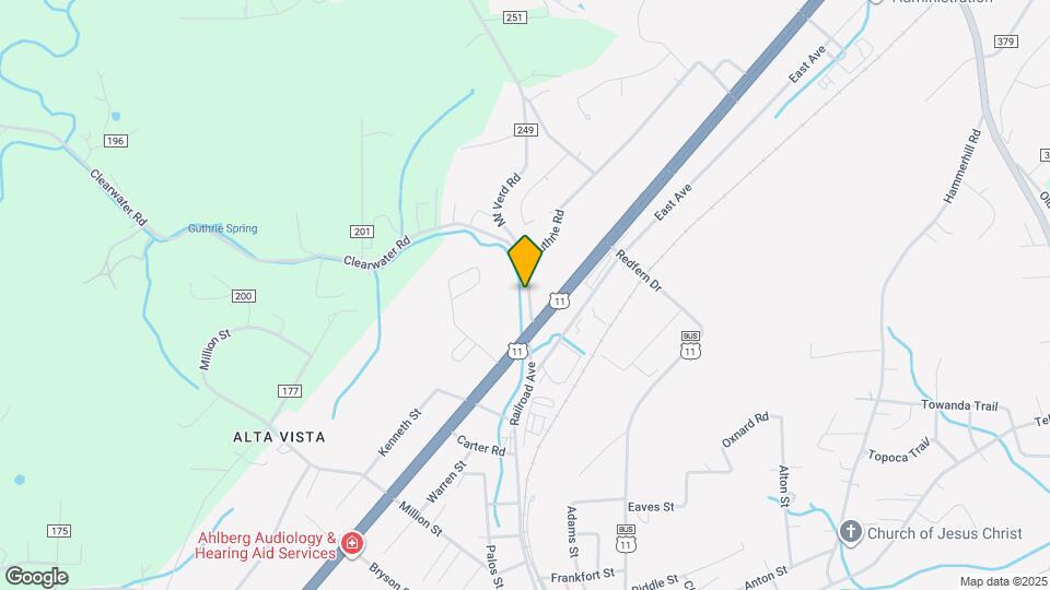 2315 Clearwater Rd Map and Location Details