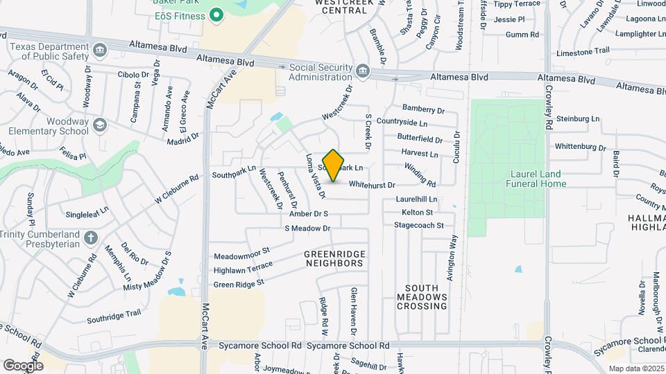 2813 Whitehurst Dr Map and Location Details