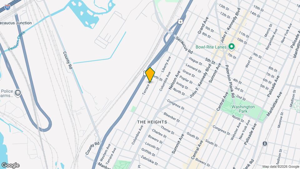 254 Terrace Ave Map and Location Details