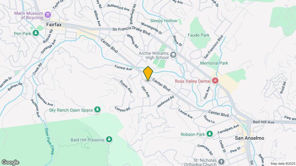 1401 San Anselmo Ave Mapa y Detalles de la Ubicación