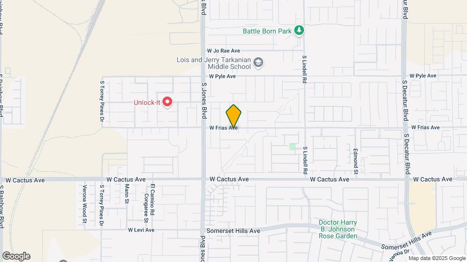 5927 W Frias Ave Map and Location Details