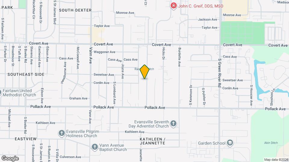 1813 Jeanette Ave Map and Location Details