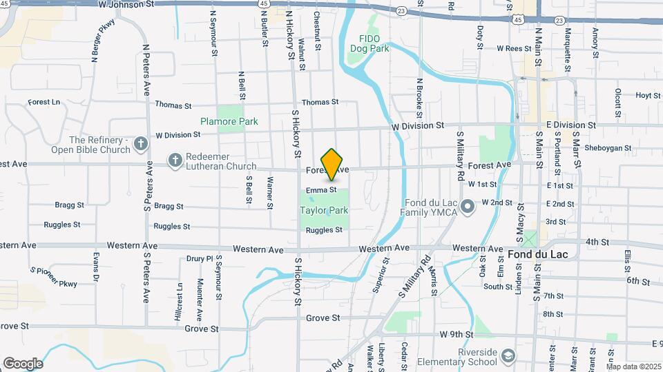 353 Emma St, Unit #2 Map and Location Details