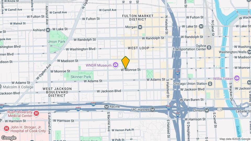 1099 W Monroe St Map and Location Details