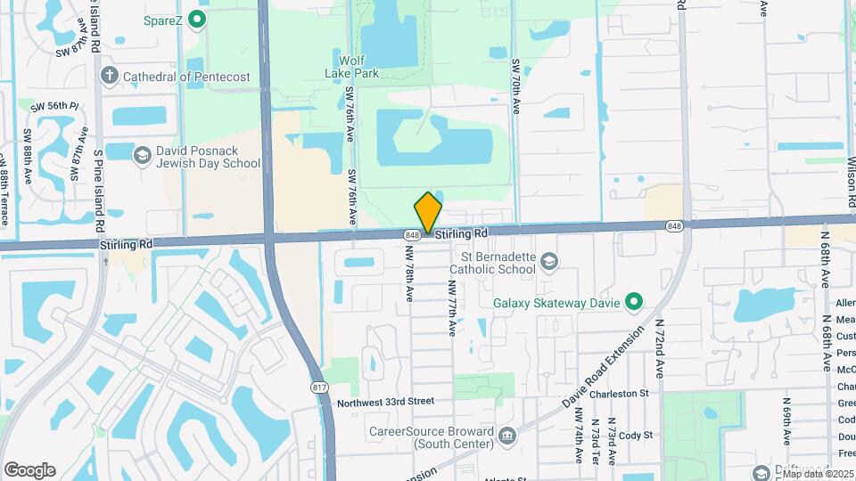 7751 NW 42nd Ct Map and Location Details
