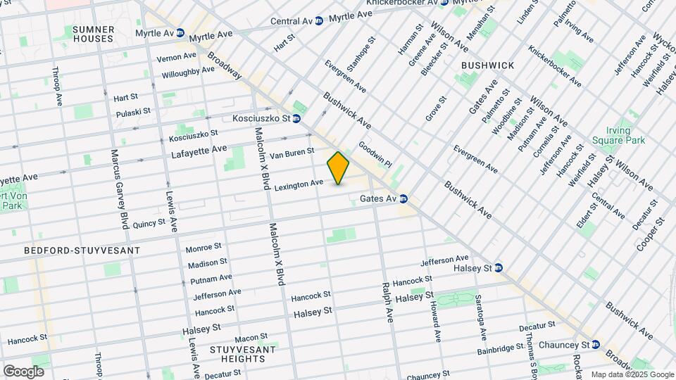 797 Quincy St Map and Location Details