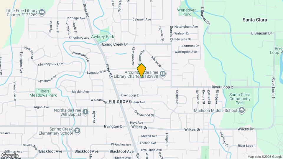 3945 Shannon St Map and Location Details