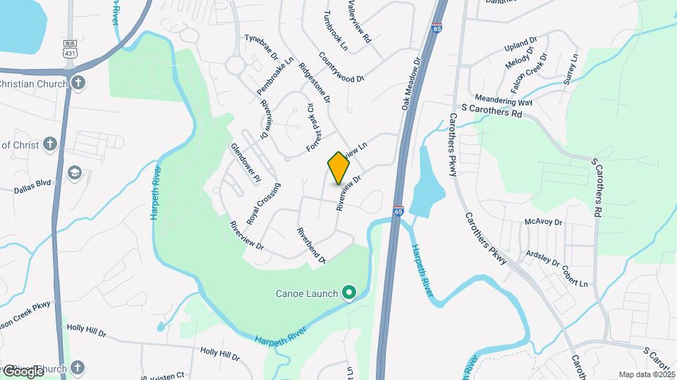 537 Riverview Dr Map and Location Details