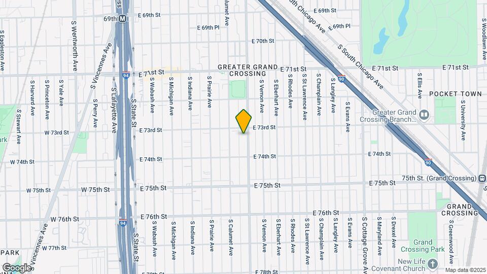 7314 S King Dr-Unit -GN Map and Location Details