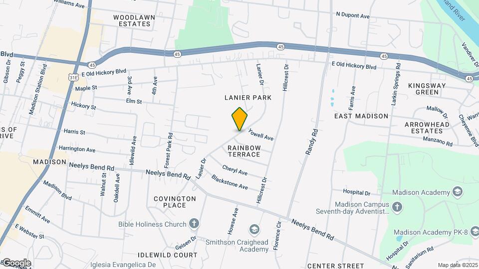 800 Anderson Ln, Unit B6 Map and Location Details