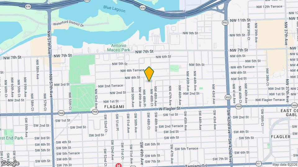 260 NW 48th Ct Map and Location Details