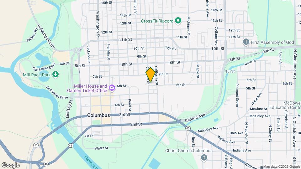 603 Chestnut St Map and Location Details