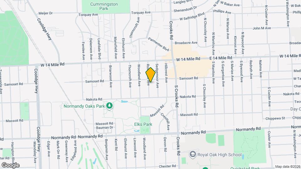 4510 Rosewold Ave Mapa y Detalles de la Ubicación