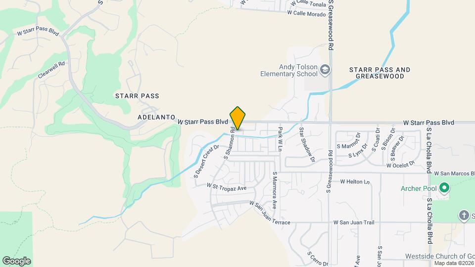 2879 W Jennie Ln Map and Location Details
