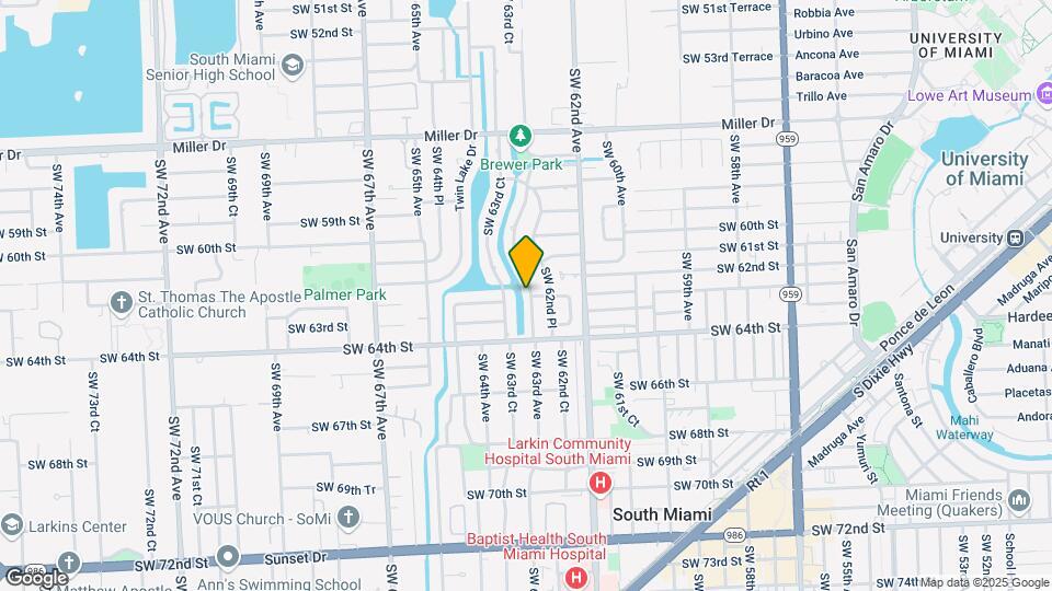 6200 SW 63rd Ave Map and Location Details