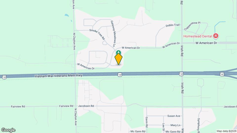 2173 Hillington Dr Map and Location Details