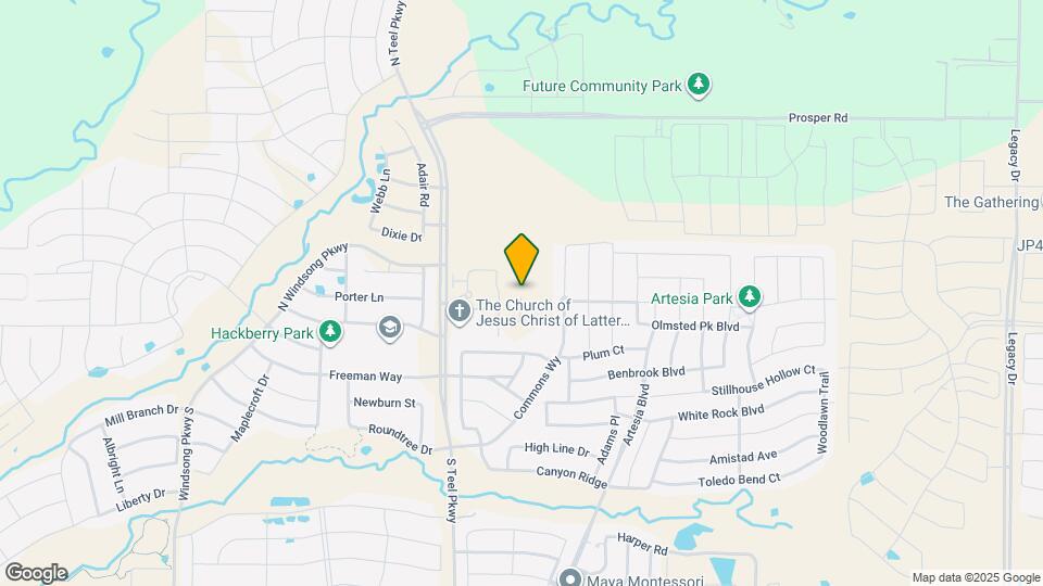 634 N Teel Pkwy Map and Location Details