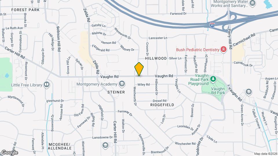 3306 Vaughn Rd Map and Location Details