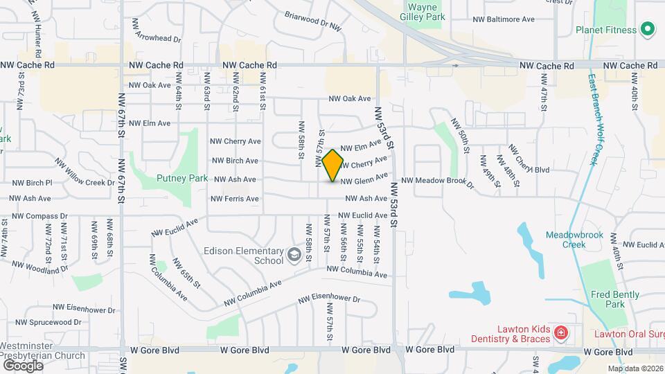 5338 NW Glenn Ave Map and Location Details