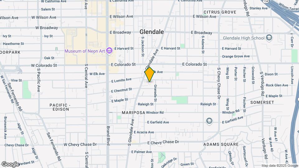 520 E Lomita Ave Map and Location Details