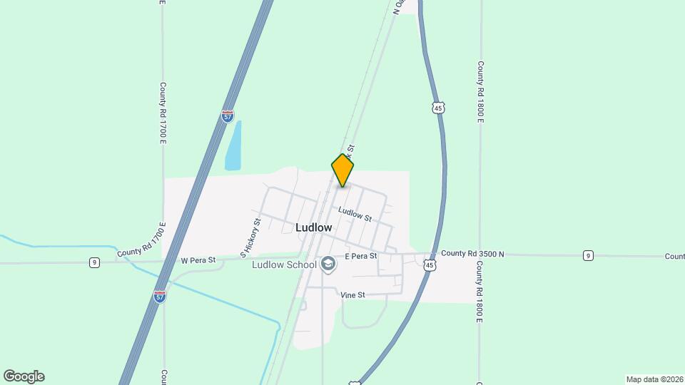 224 N Oak St Map and Location Details