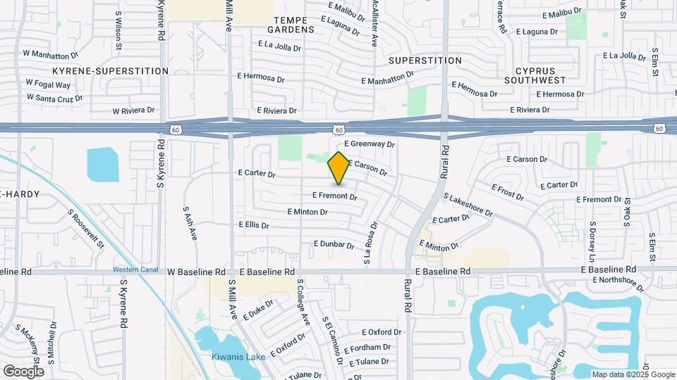 416 E Fremont Dr Map and Location Details