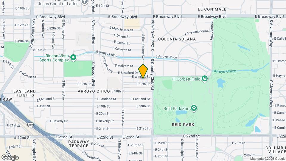 3001 E 17th St Map and Location Details