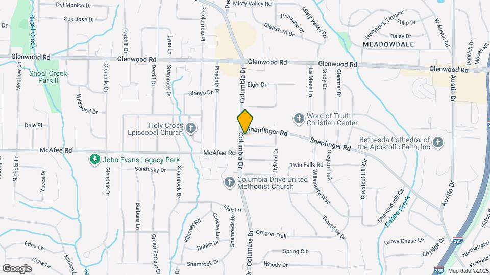 1976 Columbia Dr Map and Location Details