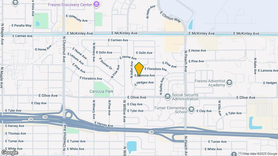 5048 E Lamona Ave Map and Location Details