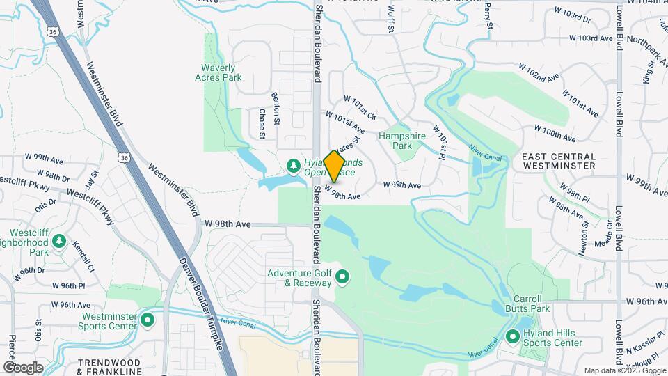 4961 W 98th Ave Map and Location Details
