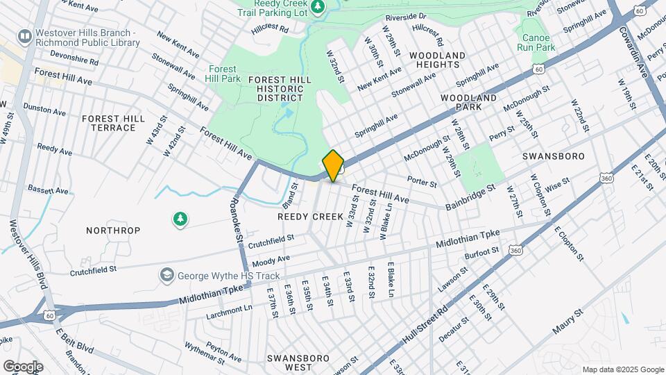 3404 Forest Hill Ave Map and Location Details