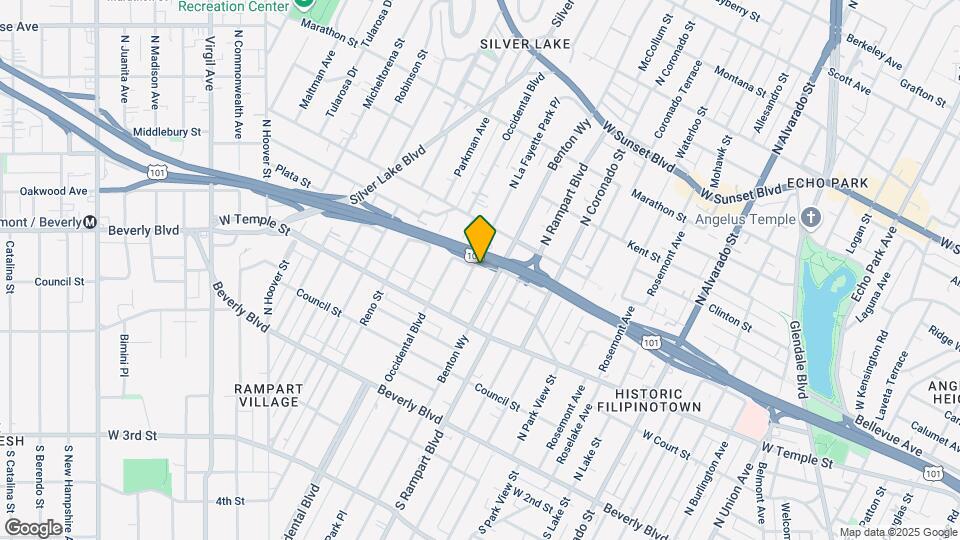 416 N La Fayette Park Pl Map and Location Details
