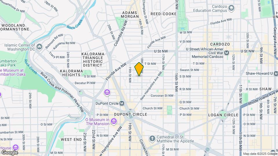 1808 S St NW, Unit #3 Map and Location Details