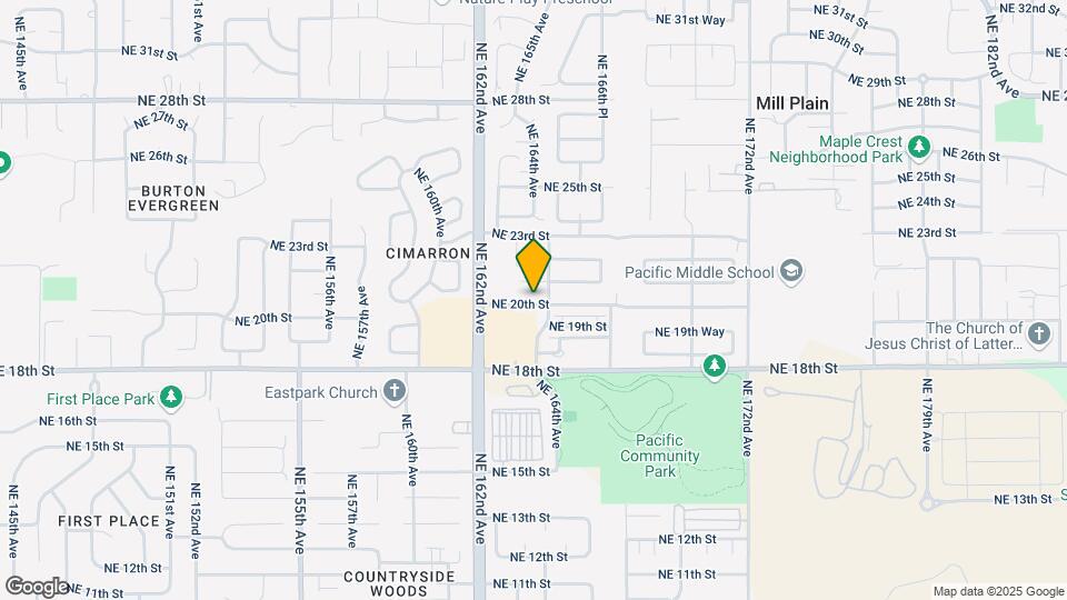 16318 NE 20th St Map and Location Details