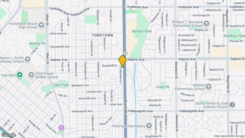 1508 Lakeside Ln Map and Location Details