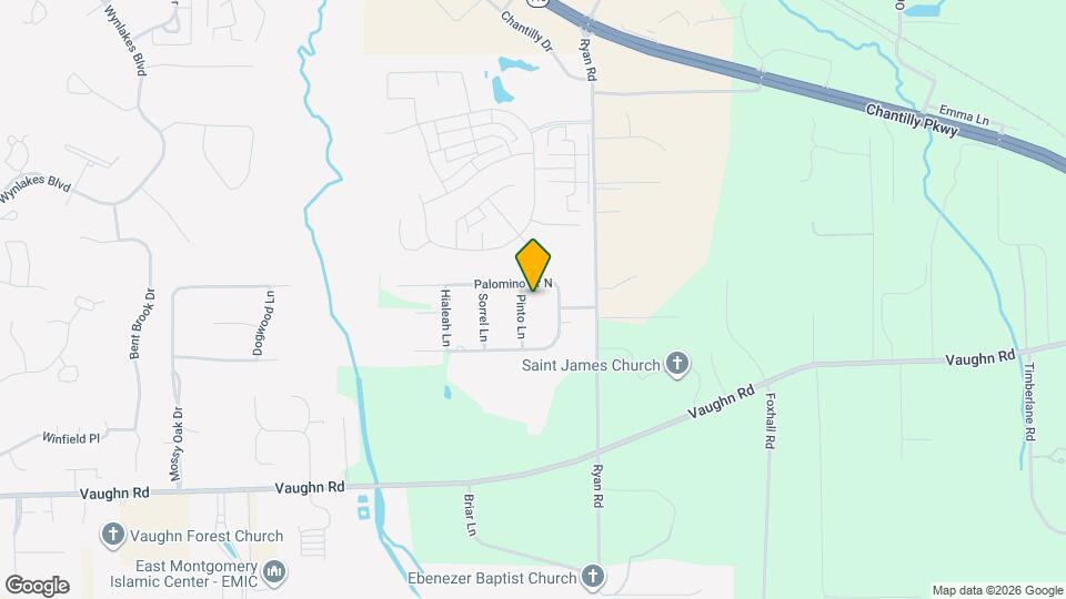 8107 Pinto Ln Map and Location Details