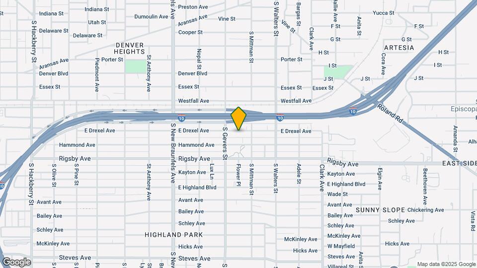 926 E Drexel Ave, Unit #1 Map and Location Details