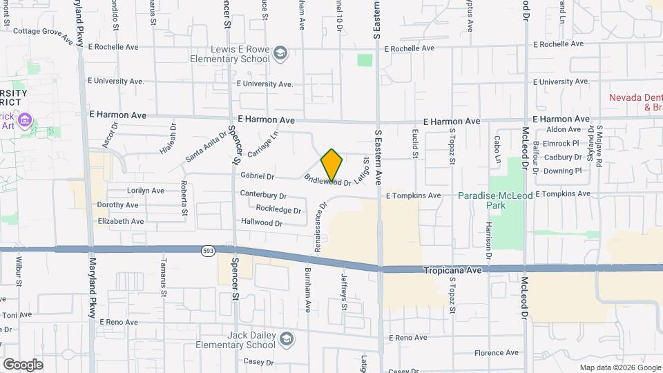 2205 Bridlewood Dr, Unit Studio Map and Location Details